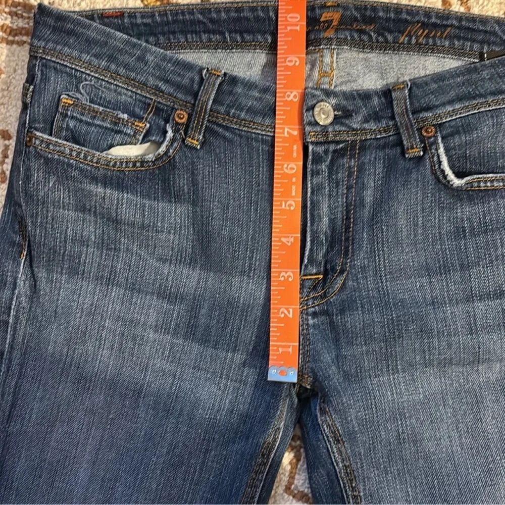 💙 7 For All Mankind 2010’s Low Rise Classic Blue Women's Jeans 30 - Picture 13 of 13